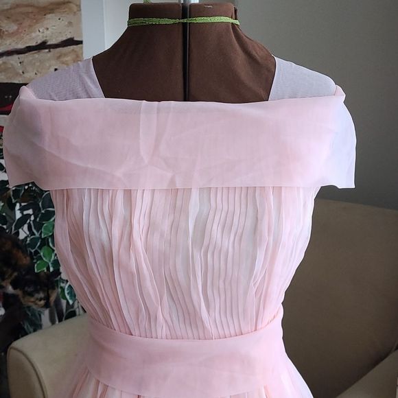 Vintage 50s 60s Tempo Togs Montreal Pink Dress Girls - Picture 2 of 12